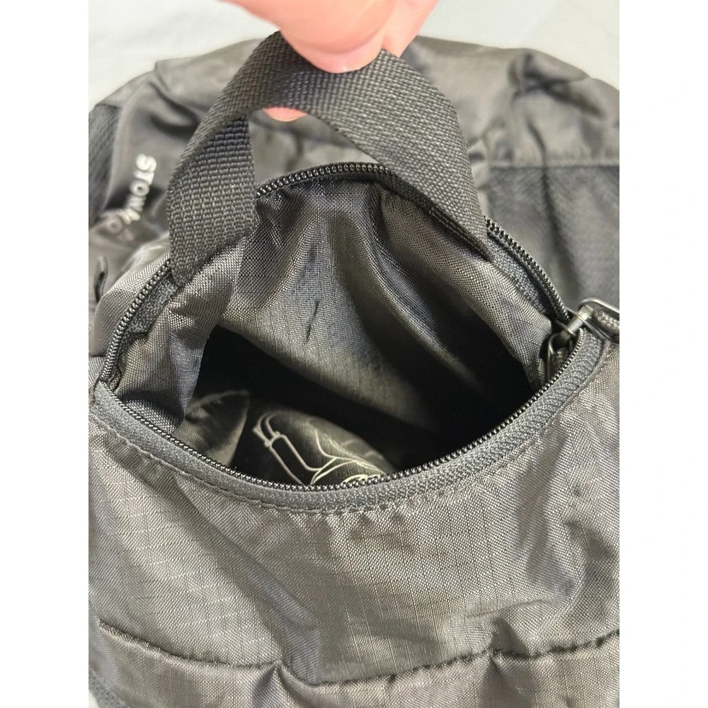 Eddie Bauer Stowaway 20L Backpack Black Packable Lightweight Travel Daypack Bag